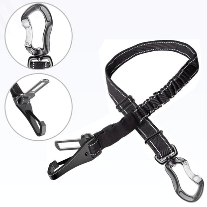 Anti Shock Pet Dog Car Seat Belt Clip ISOFIX Bungee Lead, Boot or Seat Fit